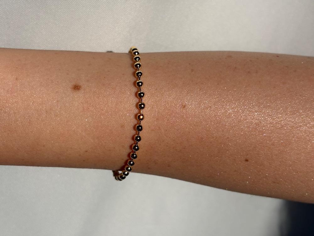 Top Zincir Gold Bileklik